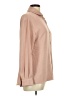 DAZY 100% Polyester Solid Tan Long Sleeve Blouse Size M - photo 4