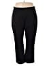Lands' End Solid Black Active Pants Size 3X - photo 1