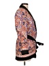 Zara Paisley Multi Color Orange Blazer Size L - photo 4