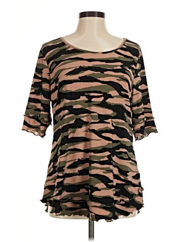 Attitudes by Renee Short Sleeve Top (view 1)