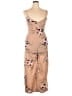 Unbranded Floral Tan Jumpsuit Size XL - photo 1