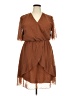 BTFBM 100% Polyester Brown Casual Dress Size 2XL - photo 1