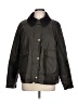 H&M 100% Cotton Solid Green Jacket Size L - photo 1