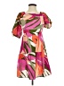 Assorted Brands 100% Cotton Tropical Pink Cocktail Dress Size S - photo 1