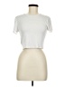BCBGeneration White Short Sleeve Top Size M - photo 1