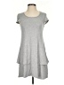 Eric + Lani Solid Gray Casual Dress Size S - photo 1