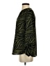 Rebecca Malone 100% Polyester Animal Print Green Long Sleeve Blouse Size S - photo 5