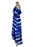 Express 100% Polyester Tie-dye Blue Casual Dress Size M - photo 5