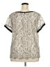 Torrid Silver Short Sleeve Blouse Size 3X Plus (3) - photo 2