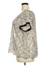 Torrid Silver Short Sleeve Blouse Size 3X Plus (3) - photo 5