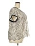 Torrid Silver Short Sleeve Blouse Size 3X Plus (3) - photo 4