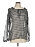 Old Navy Gray Long Sleeve Blouse Size M - photo 1