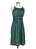 Max Studio Argyle Teal Casual Dress Size M - photo 1