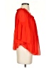 Romeo & Juliet Couture 100% Polyester Red Orange 3/4 Sleeve Blouse Size S - photo 4
