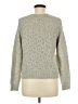 Lucky Brand Metallic Silver Gray Pullover Sweater Size M - photo 2