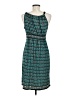 Max Studio Argyle Teal Casual Dress Size M - photo 2