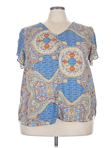 Philosophy Republic Clothing Short Sleeve Blouse (view 1)