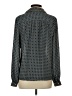 Max Studio 100% Polyester Polka Dots Teal Long Sleeve Blouse Size S - photo 2