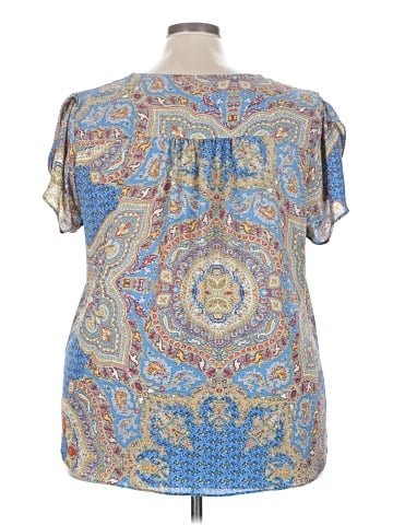 Philosophy Republic Clothing Short Sleeve Blouse (view 2)