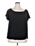 Style&Co Black Short Sleeve Blouse Size XXL - photo 1