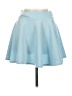Made By Johnny Solid Blue Casual Skirt Size M - photo 1