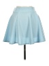 Made By Johnny Solid Blue Casual Skirt Size M - photo 2