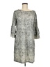 Apt. 9 Gray Casual Dress Size M - photo 1