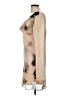 ASOS Design 100% Polyester Graphic Tan Cocktail Dress Size 10 - photo 5
