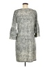 Apt. 9 Gray Casual Dress Size M - photo 2