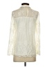 Ultra Pink Ivory Long Sleeve Blouse Size S - photo 2