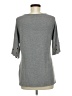 Belldini Gray 3/4 Sleeve Top Size M - photo 2