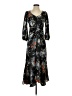 Cinq à Sept 100% Polyester Paisley Black Cocktail Dress Size 2 - photo 1