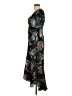 Cinq à Sept 100% Polyester Paisley Black Cocktail Dress Size 2 - photo 5