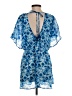 Primark 100% Polyester Blue Cocktail Dress Size S - photo 2