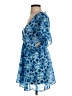 Primark 100% Polyester Blue Cocktail Dress Size S - photo 5