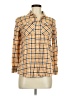 J.Crew 100% Cotton Plaid Yellow Long Sleeve Button-Down Shirt Size 6 (petite) - photo 1