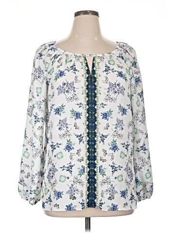 Max Studio 3/4 Sleeve Blouse (view 1)