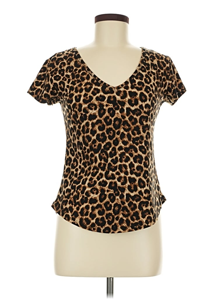 Pre-owned Rue21 Short Sleeve T-shirt In Brown