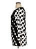 Danny & Nicole Polka Dots Black Long Sleeve Blouse Size 14 - photo 5