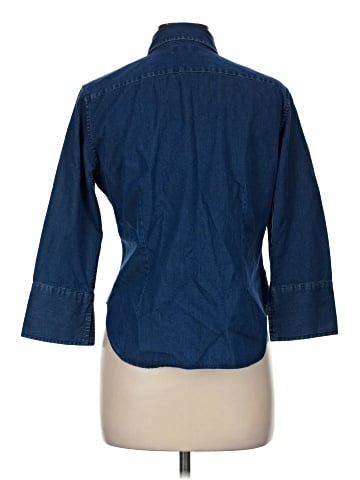 Faconnable 3/4 Sleeve Button-Down Shirt (view 2)