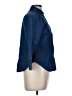 Faconnable Blue 3/4 Sleeve Button-Down Shirt Size M - photo 4