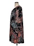 Connected Apparel Paisley Black Casual Dress Size 14 - photo 5