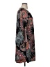 Connected Apparel Paisley Black Casual Dress Size 14 - photo 4