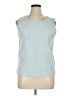 Chaus Blue Sleeveless T-Shirt Size XL - photo 1