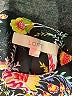 Ann Taylor LOFT 100% Polyester Paisley Black Long Sleeve Blouse Size XS - photo 7