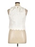 Cinq à Sept White Sleeveless Blouse Size XL - photo 2