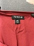 Torrid 100% Polyester Burgundy 3/4 Sleeve Blouse Size Med Plus (00) - photo 7