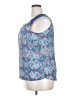Fred David Blue Sleeveless Blouse Size XXL - photo 5