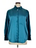 Zara Solid Teal 3/4 Sleeve Blouse Size XL - photo 1