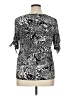 Chaus Silver Short Sleeve Blouse Size XL - photo 2